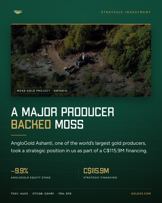 Gold X2 social post